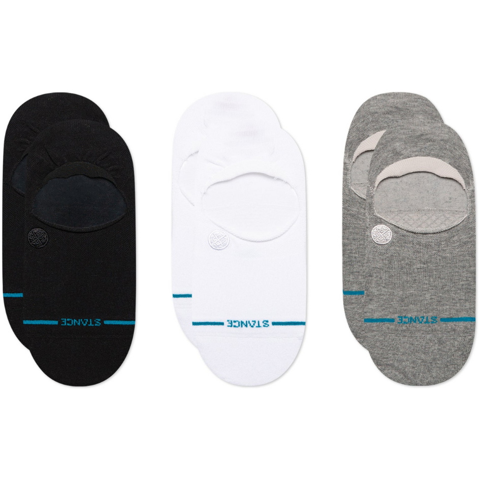 2026 Meias Unissexo « Stance » Icon No Show, Embalagem De 3 Pares A145A23ICO - Multi